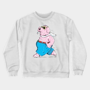 Elegant Pig Crewneck Sweatshirt